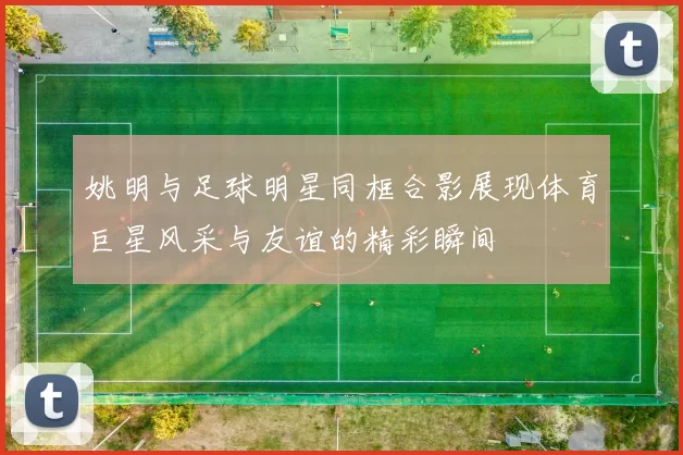 姚明与足球明星同框合影展现体育巨星风采与友谊的精彩瞬间